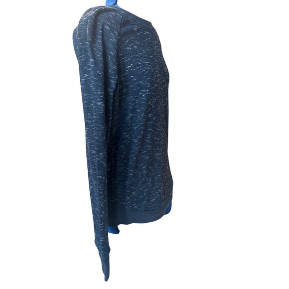 Threads 4 Thought Top Women's Size M Blue/White Fitted Waistband Casual Date - Picture 2 of 13